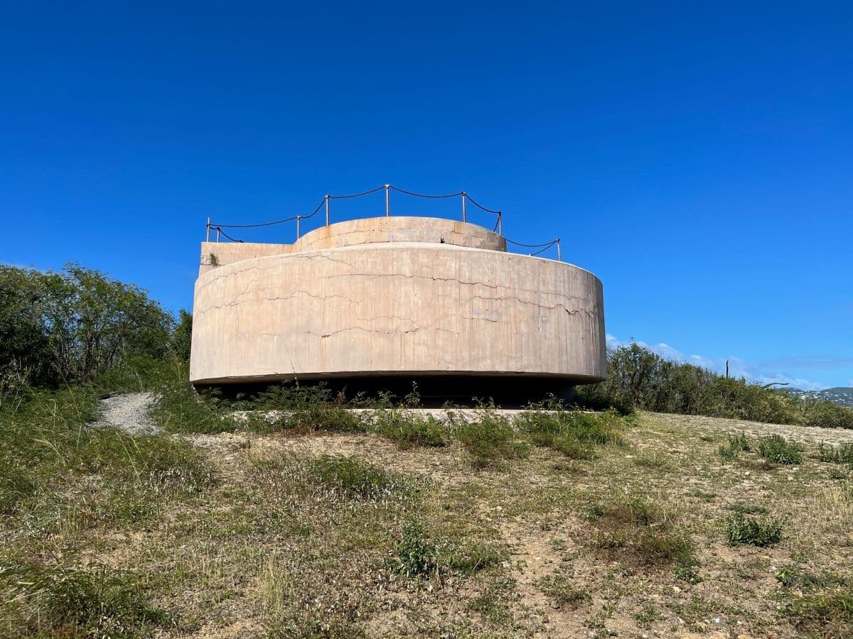 Fort Segarra, a World War II fort on Water Island